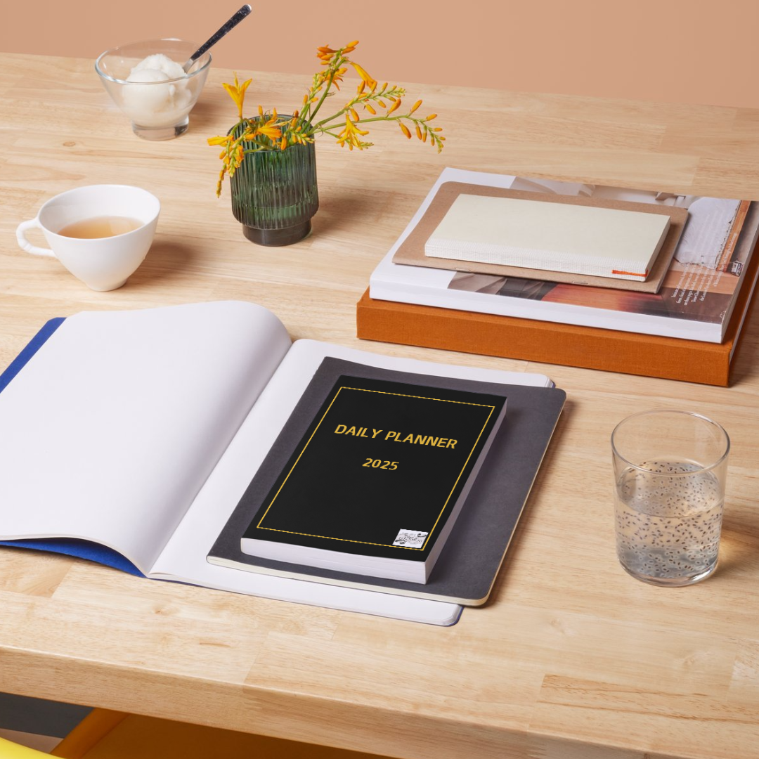 Daily Planner A5 Dated - One Page per day - House of Parchment
