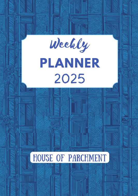 2025 Weekly Planner with Wellness and Reflection - House of Parchment